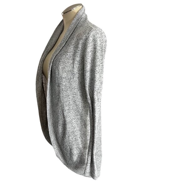 Aeropostale Cardigan PS Grey Round Hem Womens Open Front Sweater Sz Petite Small - Picture 4 of 10